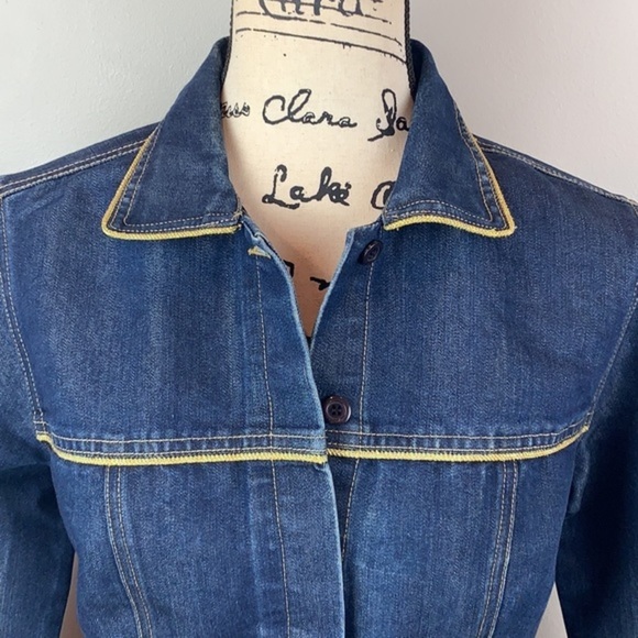 Vintage Y2K Newport News Jeanology Collection Denim Jean Jacket - Picture 7 of 7
